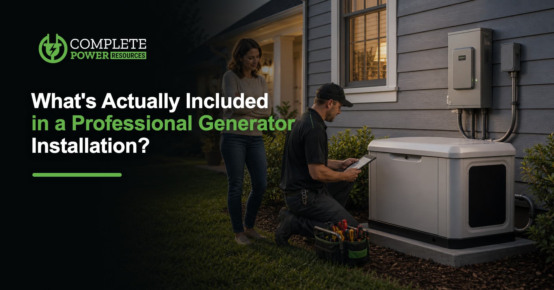 What's Actually Included in a Professional Home Generator Installation?